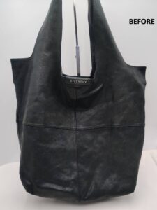 【BALENCIAGA トートバッグ 修理】 バレンシアガ トートバッグ スレ・使用感のあるバッグの染め直し