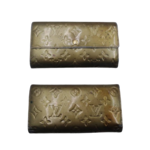 【奈良でルイヴィトン財布修理】ヴェルニ長財布の色移り・剥げをカラーチェンジで再生｜生駒市