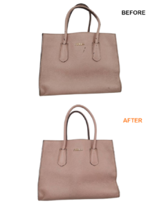 FURLA（フルラ）バッグ修理　コバの色移り・べたつきをクリーニング・リカラーで再生