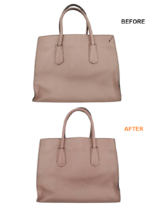 FURLA（フルラ）バッグ修理　コバの色移り・べたつきをクリーニング・リカラーで再生
