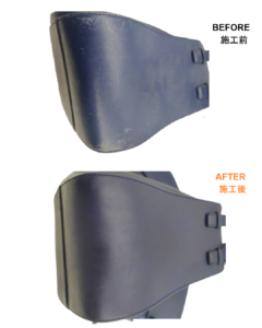 LOEWE（ロエベ）バッグ修理　汚れ・色褪せ・スレ傷をリカラーで美しく再生　BEFORE AFTER　ビフォーアフター