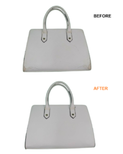 VALENTINO（ヴァレンティノ）バッグリカラー｜ハンドバッグの使用感・スレ傷を美しく再生　BEFORE AFTER　ビフォーアフター